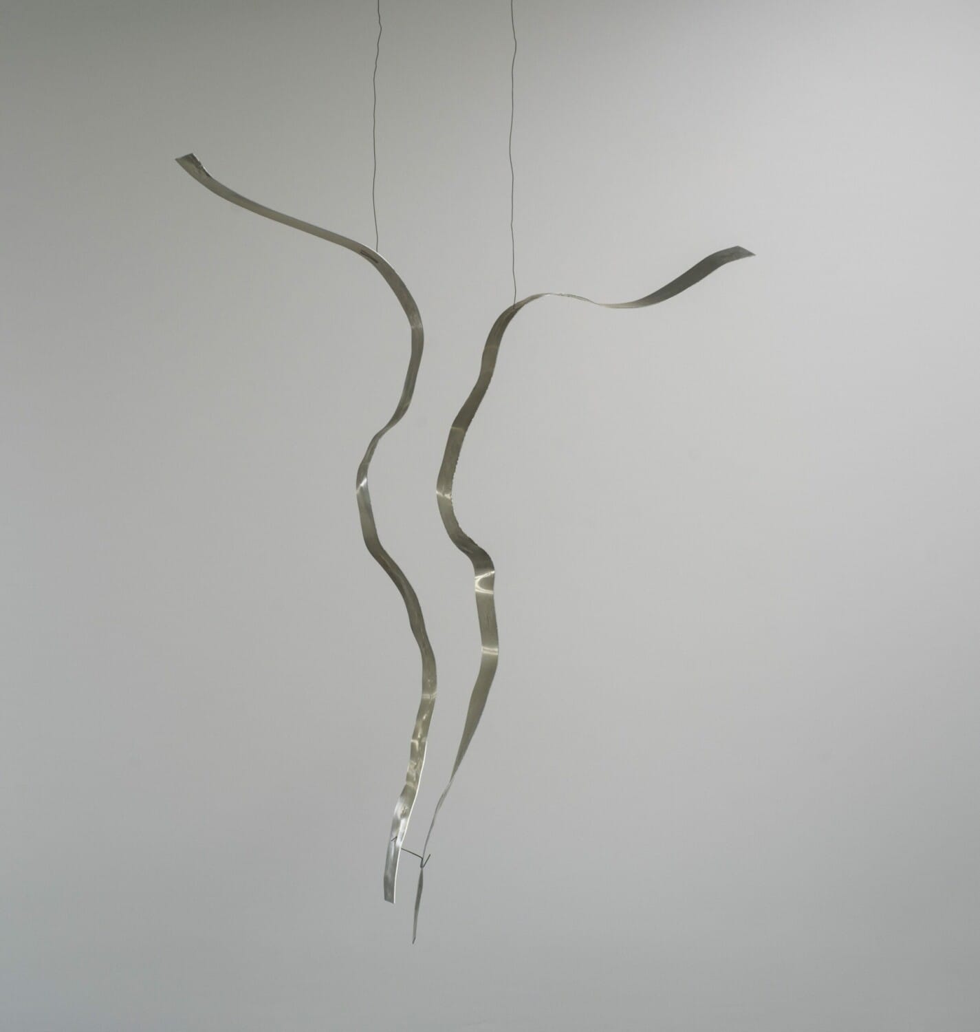 Jacques Jarrige, Christ, 2020, Aluminum, 50 × 45 × 3
