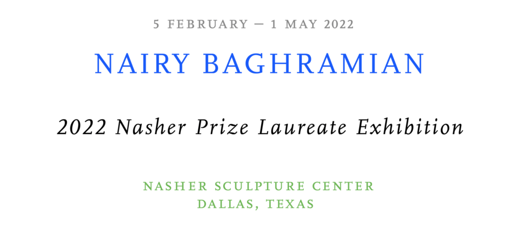 Nairy Baghramian I 2022 Nasher Prize Laureate Exhibition