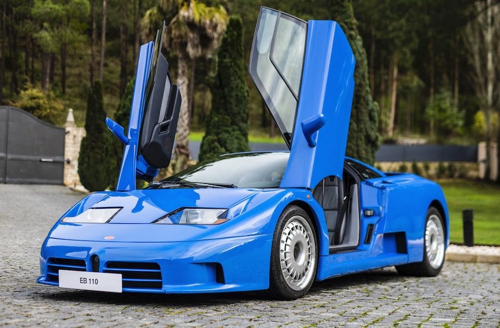 1996 Bugatti EB110 GT Coupé, sold for €1,817,000