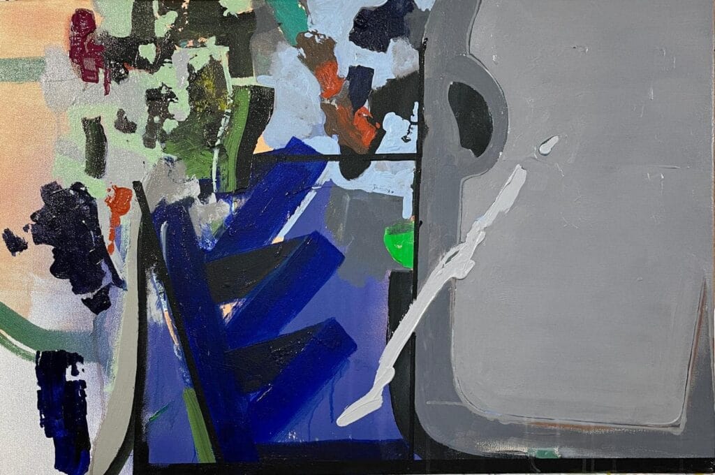 Hidden, Kurt Chan, Acrylic on canvas, 61 x 91.5 cm, 2021