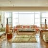 The living room of Gail Feingarten Oppenheimer’s (1938-2021) Beverly Hills condominium displaying works from Csaky, Gleizes, Lebasque, and more. Photo: Peter Perigo / Bonhams.