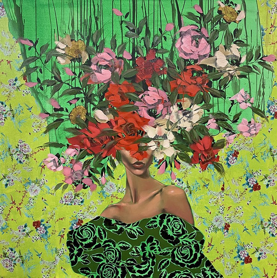 Anna Kincaide Rose Garden, 2022 Oil on Canvas
