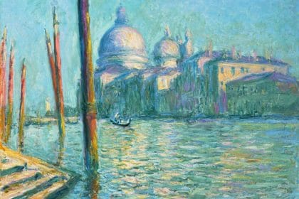 Claude Monet, Le Grand Canal et Santa Maria della Salute, 1908. Courtesy of Sotheby's