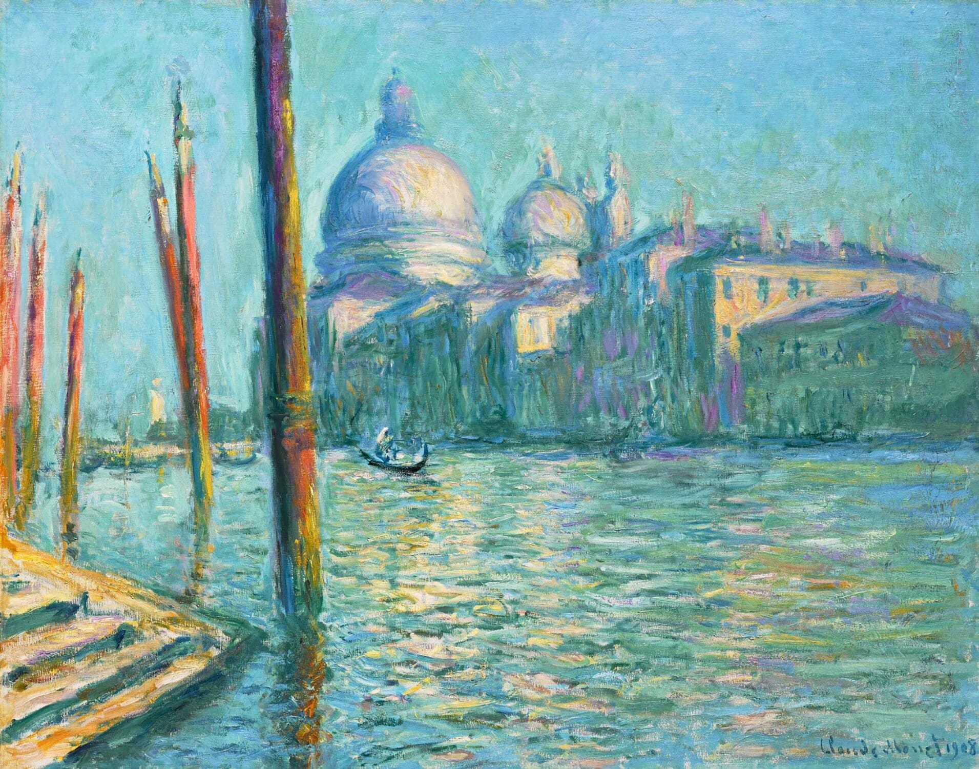 Claude Monet Le Grand Canal et Santa Maria della Salute 1908 scaled