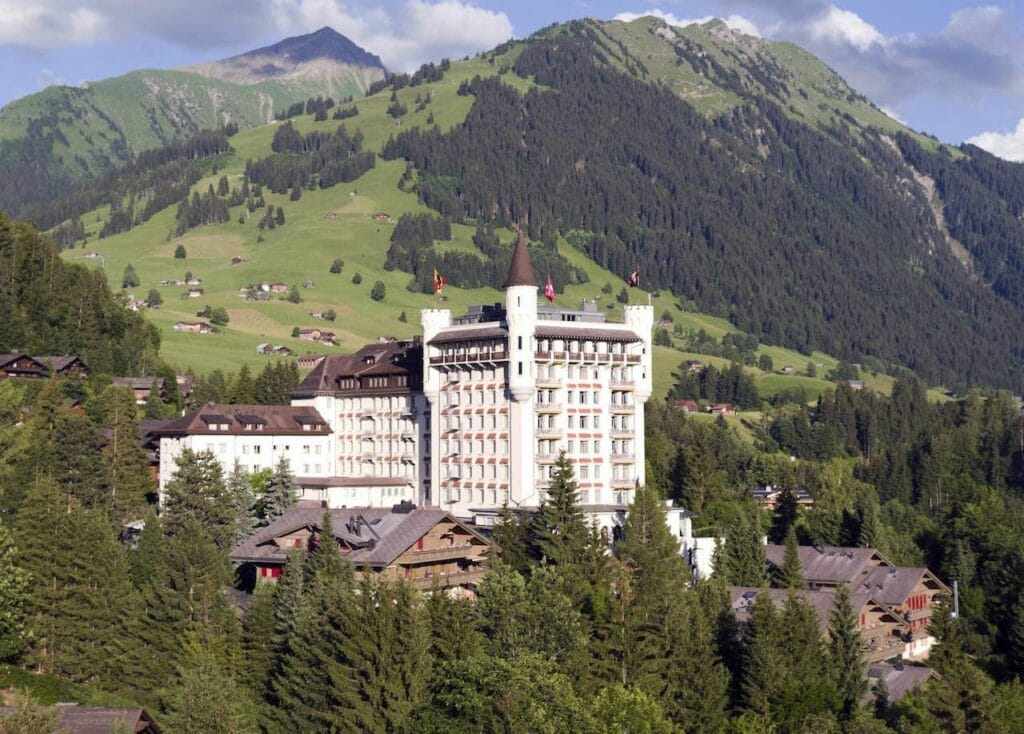 The Gstaad Palace Hotel, venue for The Gstaad Sale