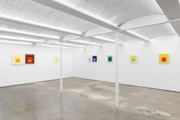 Installation view: Steve Locke: Homage to the Auction Block, 2022, Alexander Gray Associates, Germantown, NY