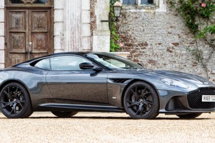 2019 Aston Martin DBS Superleggera Coupé, estimate £400,000 – 500,000, from the James Bond film ‘No Time to Die’