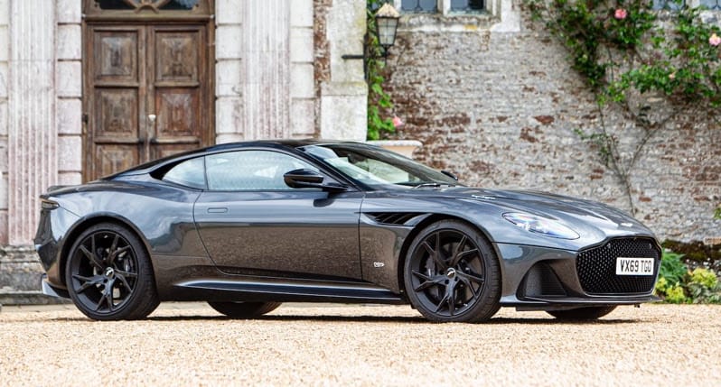 2019 Aston Martin DBS Superleggera Coupé, estimate £400,000 – 500,000, from the James Bond film ‘No Time to Die’