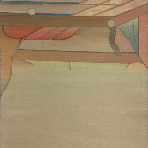 Miyoko Ito, “Honeycomb”, 1973 Oil on board, 46 x 34 inches (117 x 86.5 cm)