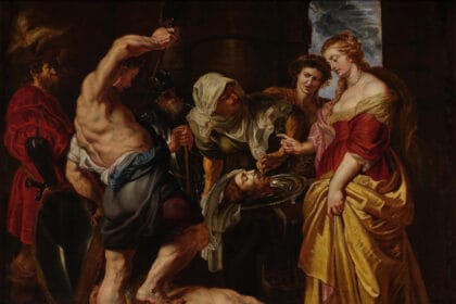 Sir Peter Paul Rubens Salome presented with the severed head of Saint John the Baptist, c.1609 Estimate $25,000,000 – 35,000,000
