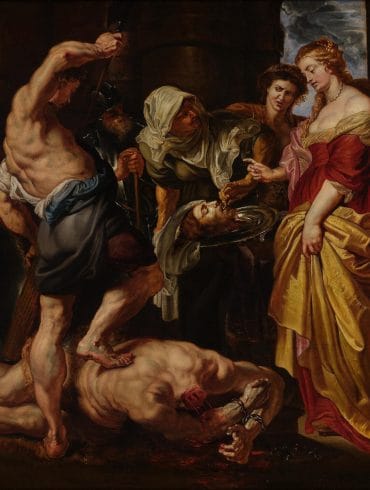 Sir Peter Paul Rubens Salome presented with the severed head of Saint John the Baptist, c.1609 Estimate $25,000,000 – 35,000,000