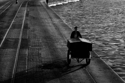 Fan Ho 何藩, 'As Evening Hurries By(日暮途遠)' Hong Kong 1955, courtesy of Blue Lotus Gallery