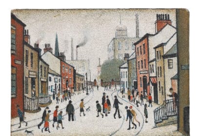Street Scene by L.S. Lowry. Sold for £1,002,300.