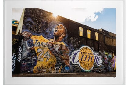 Photo by Greg Cohen of Los Angeles Kobe Mural by Jonas Never, Included in the Lot