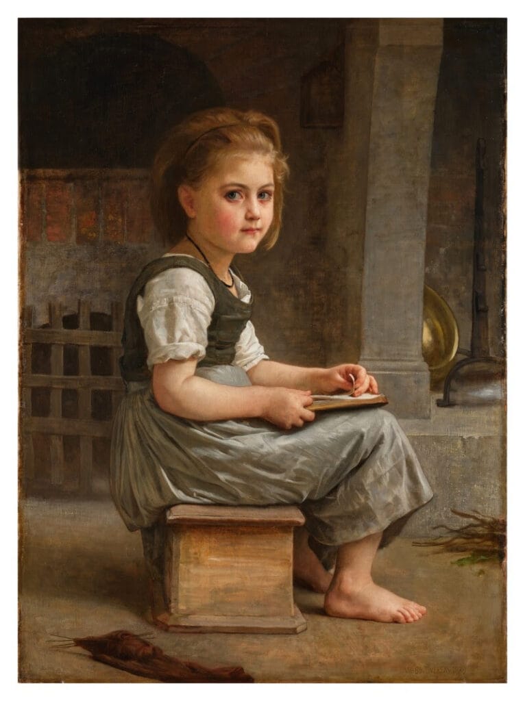 William Bouguereau, La petite écolière