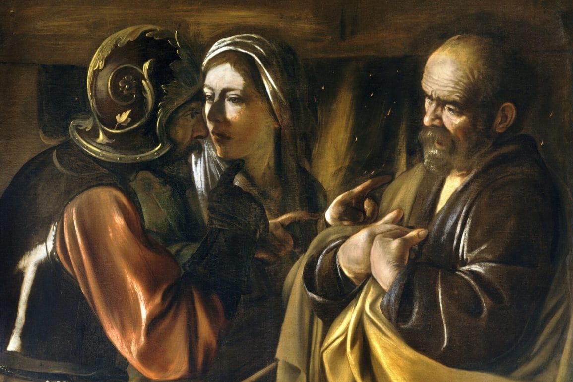 The Denial of Saint Peter. Caravaggio