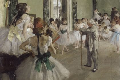 Edgar Degas. The Dance Class (La Classe de Danse), 1873–1876, oil on canvas