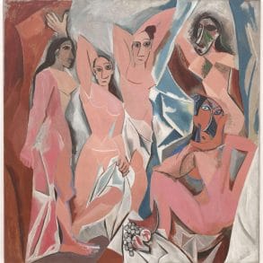 Pablo Picasso. Les Demoiselles d'Avignon (1907), Museum of Modern Art, New York