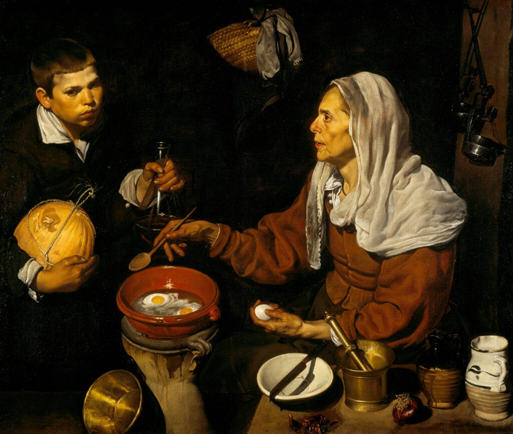Vieja friendo huevos (1618)
