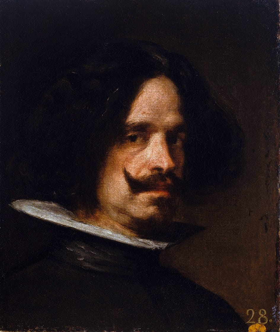 スペインの画家ディエゴ・ベラスケス（1599-1660）の自画像。