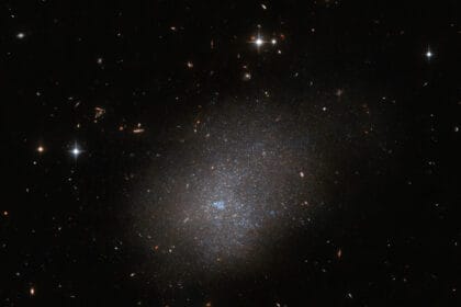 Hubble Sees a Sparkling Neighbor Galaxy