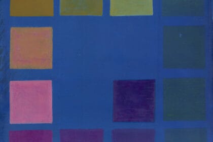 Yvonne Thomas, Squares, 1965, Oil on canvas, 48 3/4 x 48 inches
