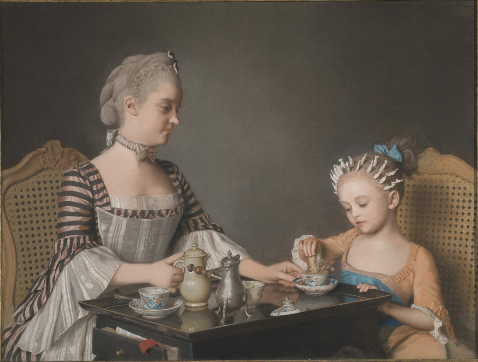 Jean-Etienne Liotard The Lavergne Family