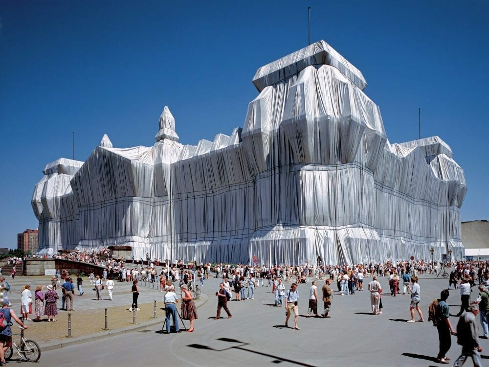 Christo and Jeanne-Claude, Wrapped Reichstag, Berlin 1971-95