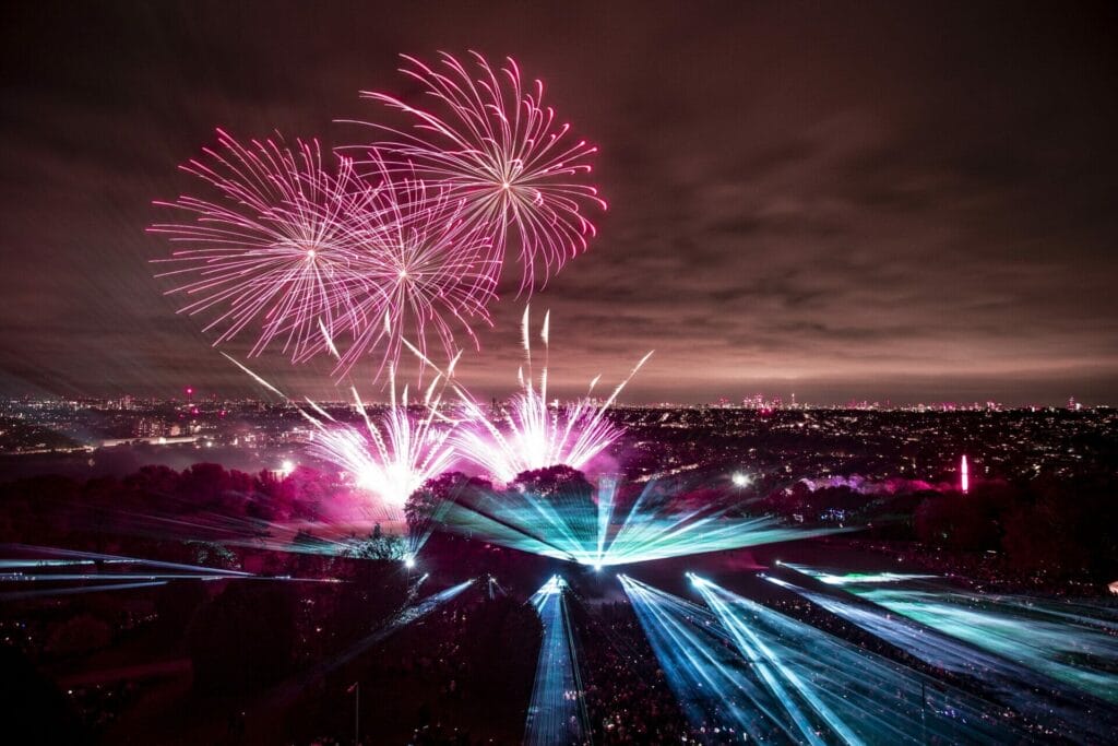 Alexandra Palace Fireworks Festival 2023