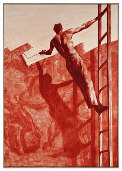 Mark Tansey Triumph Over Mastery II 1987 Oil on canvas 97 ¼ x 68 ¼ inches