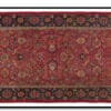 Royal Safavid red-ground 'palmette and bird' carpet