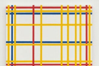 Richard Pettibone, Piet Mondrian, 'New York City', 1942, 2004 Oil on canvas 11 3/8 x 10 7/8 inches (28.9 x 27.6 centimeters)