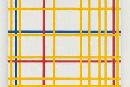 Richard Pettibone, Piet Mondrian, 'New York City', 1942, 2004 Oil on canvas 11 3/8 x 10 7/8 inches (28.9 x 27.6 centimeters)