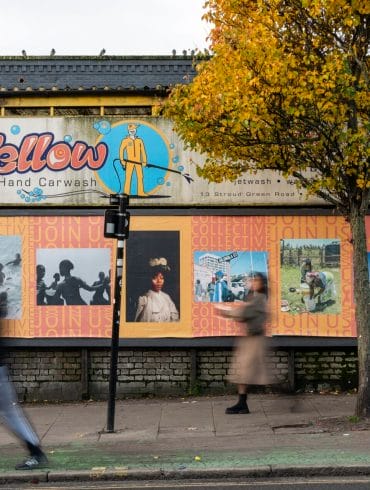 Tate Collective Open Call Billboard in Finsbury Park, London. Photo © Tate (Madeleine Buddo)