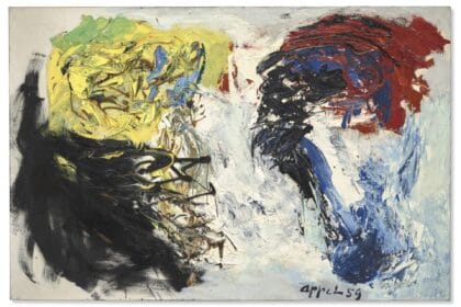 Karel Appel, Deux mondes (1959, price realised: €226,800)