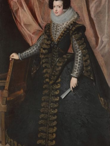 Diego Velázquez’s. Portrait Of Isabel De Borbón, Queen Of Spain