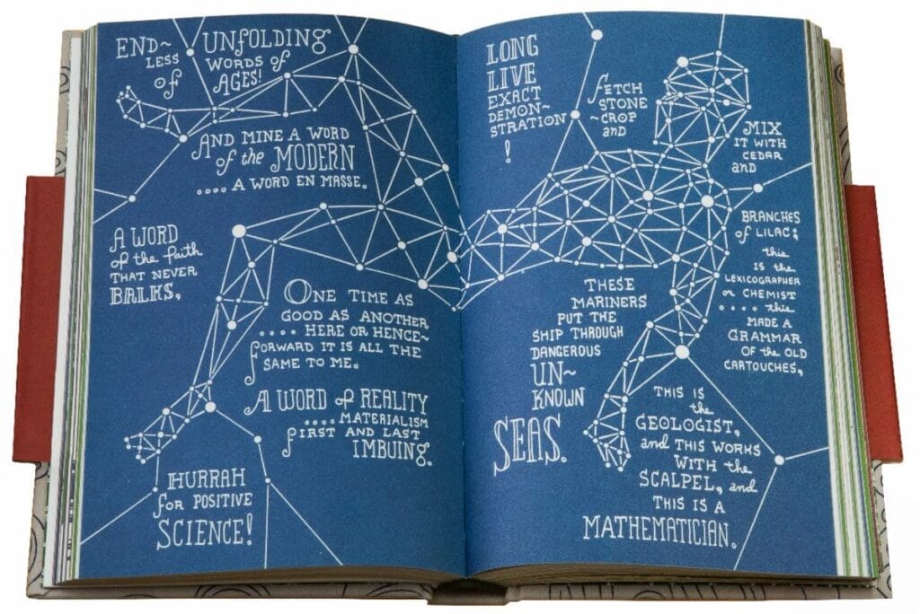 Allen Crawford and Walt Whitman, Whitman Illuminated: Song of Myself, illustrated by Allen Crawford (Portland, Ore. & Brooklyn, NY: Tin House Books, 2014).