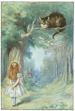 『不思議の国のアリス』挿絵ハリー・シーカー／彩色（1911 年）
