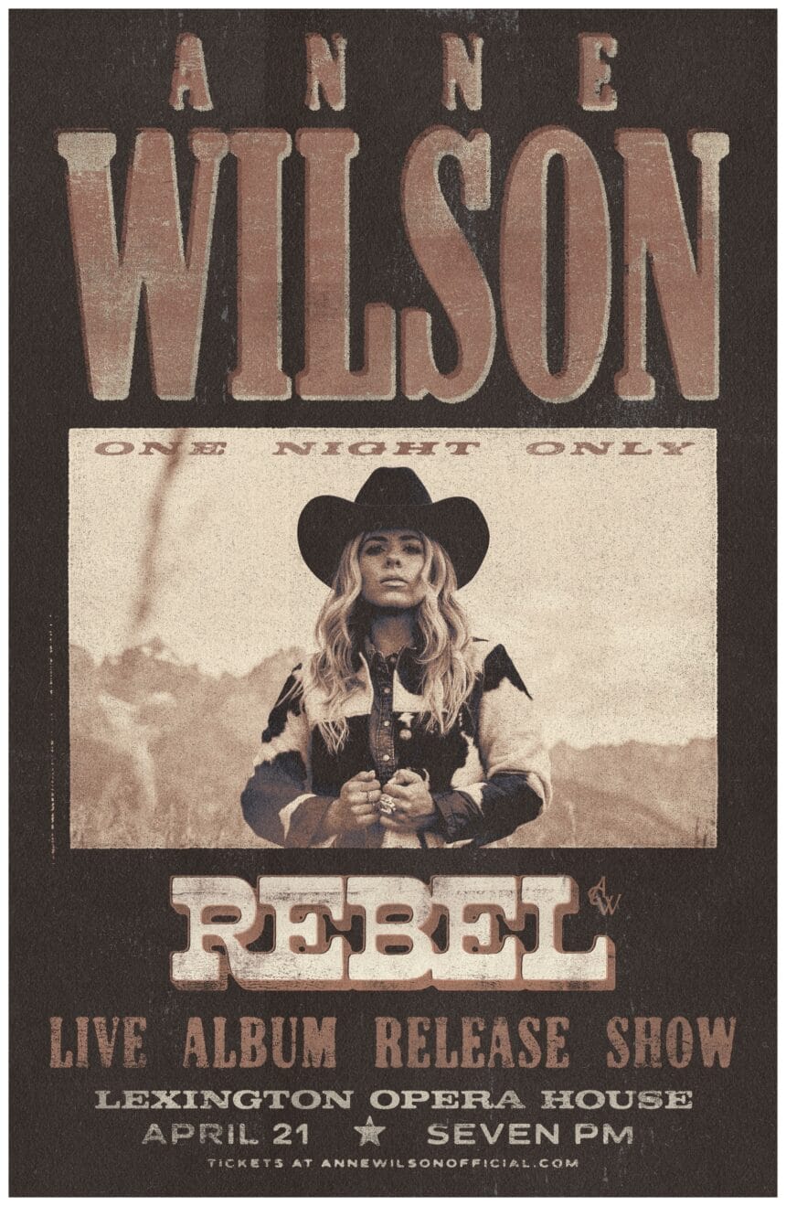 PLATINUM-certified Anne Wilson Releases Powerful 16-Song Album 'REBEL' - A Testament to Faith, Family, and Country Music