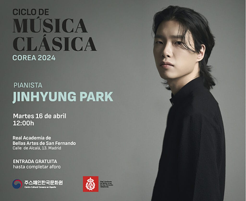 El pianista Jinhyung Park abrirá el Ciclo de Música Clásica Corea 2024 en el mes de abril