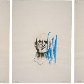 Bernardí Roig, The Head of Goya, 2020, Set of 55 drawings, Charcoal, wax, and graphite on paper, 16 x 12 in. each, Gift of Beatriz and Graham Bolton, 2020.