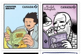 Une nouvelle série de timbres rend hommage aux artistes de romans graphiques emblématiques du Canada (Groupe CNW/Postes Canada)