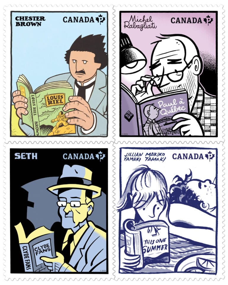 캐나다 그래픽 소설 아티스트들에게 경의를 표하는 새 우표 시리즈 발행