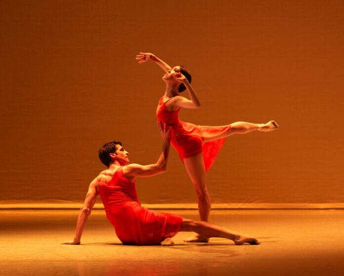 Álvaro Madrigal and Jimin Kim dancing 'Five Dances' by Arielle Smith. Photography by ASH